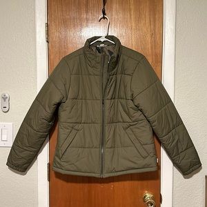 REI- CO OP Olive Pufffer Jacket